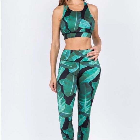 Yelete Tropical green Active Set - Picture 1 of 9